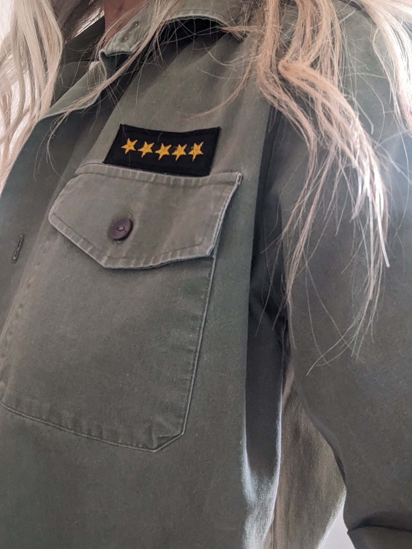 Denim Star Army Shirt M