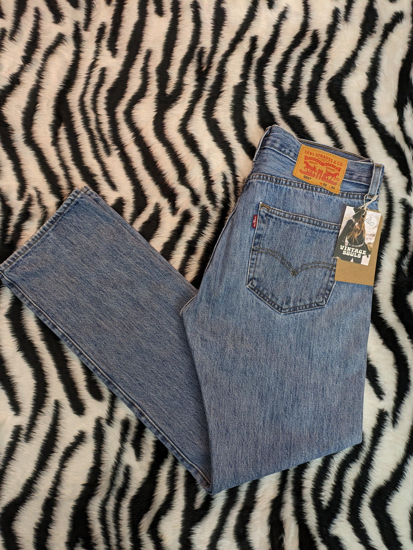 LEVI STRAUSS 501's JEANS W32/L32
