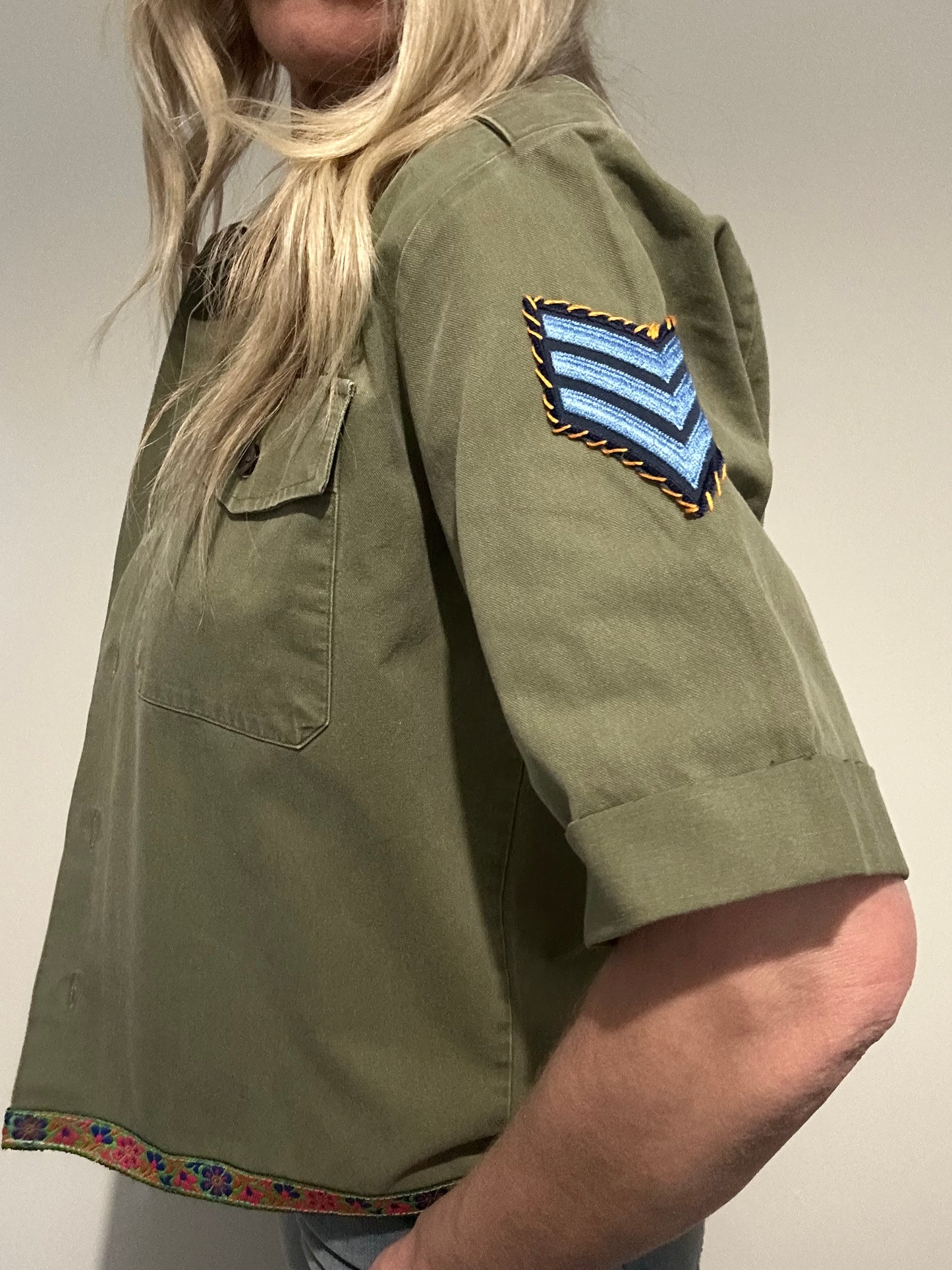 Denim Star Army Shirt M