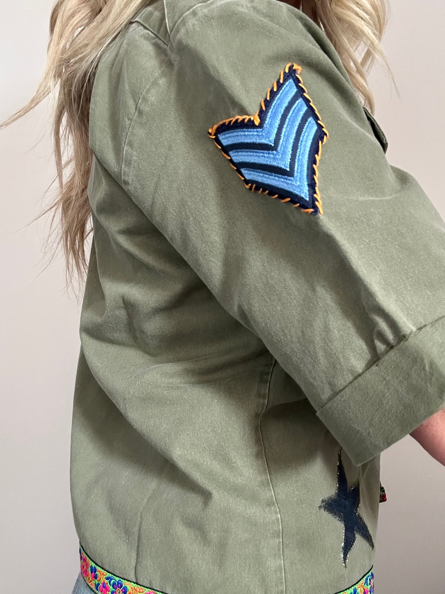 Denim Star Army Shirt M