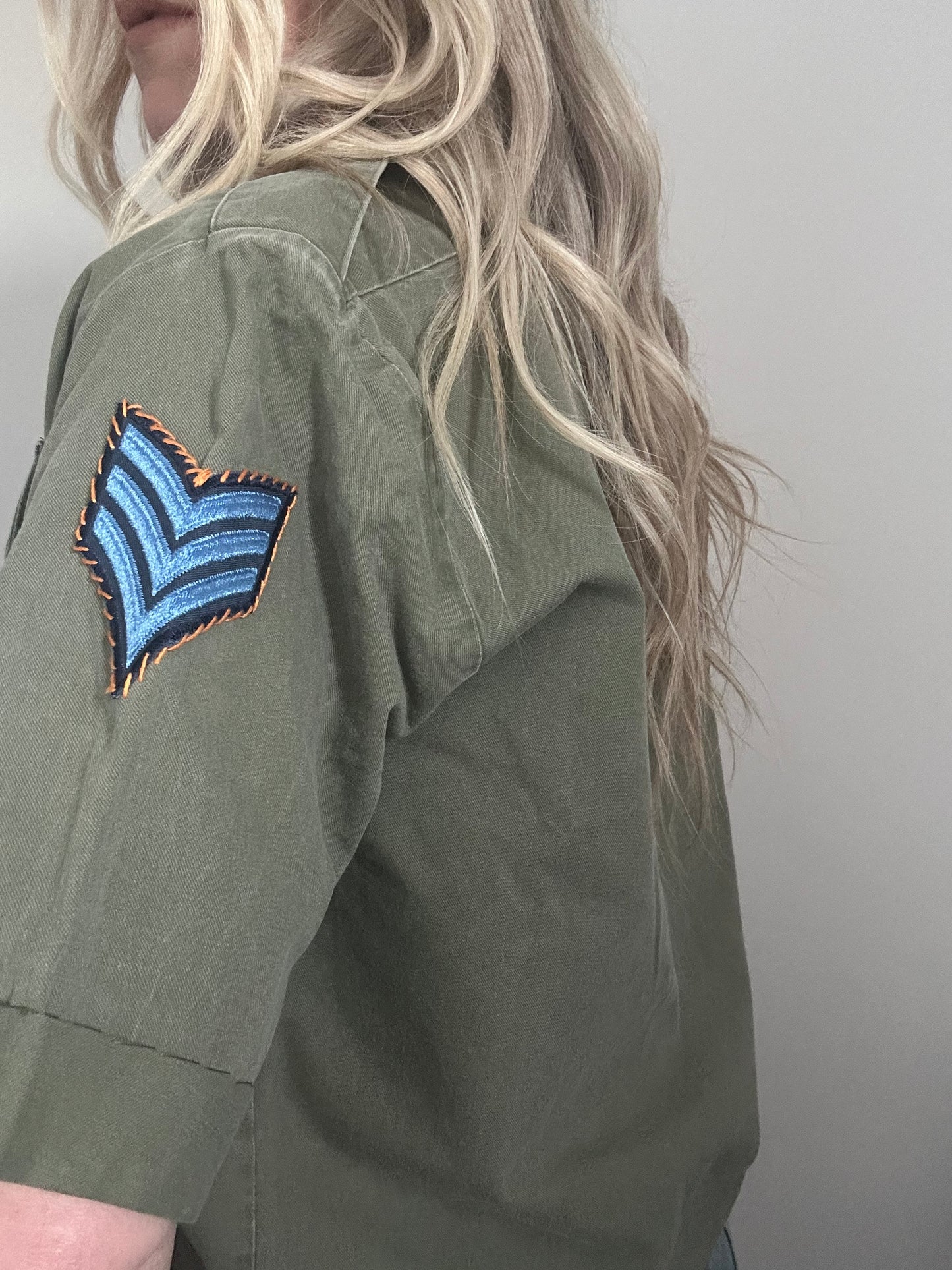 Denim Star Army Shirt M