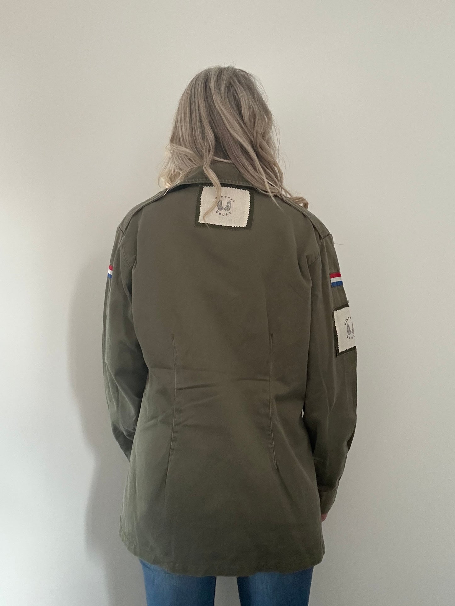 REWORKED PURPLE STAR MILITARY ARMY JACKET M/L