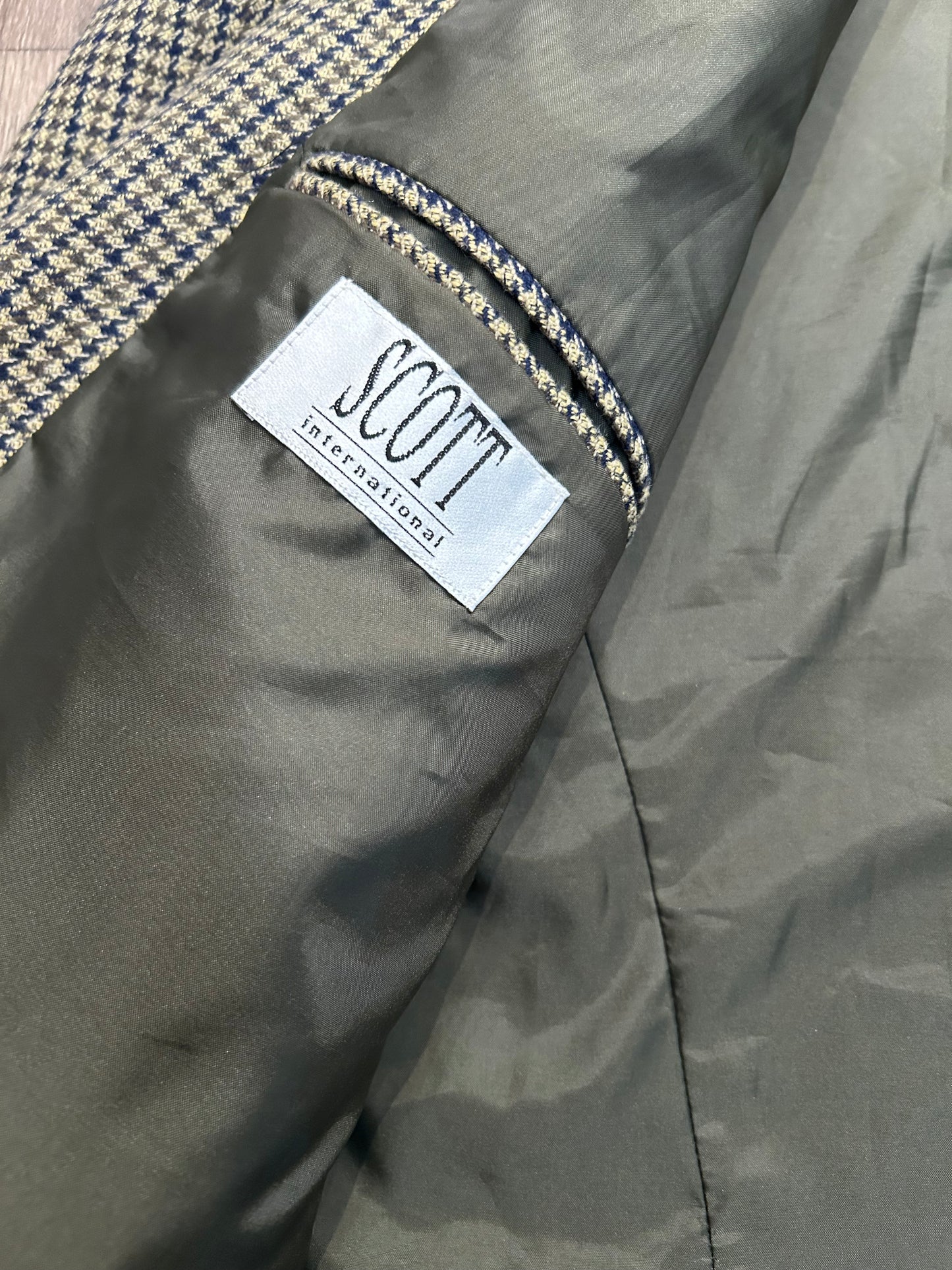 Men’s Dogtooth Vintage Blazer