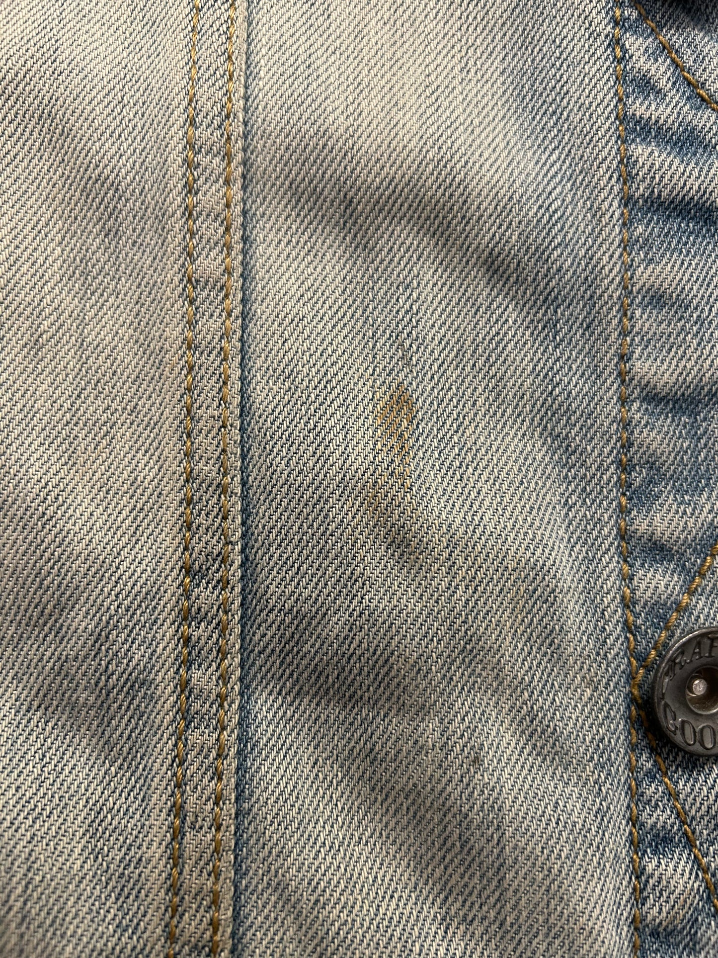 Men’s Cut-off Denim Jacket XXL