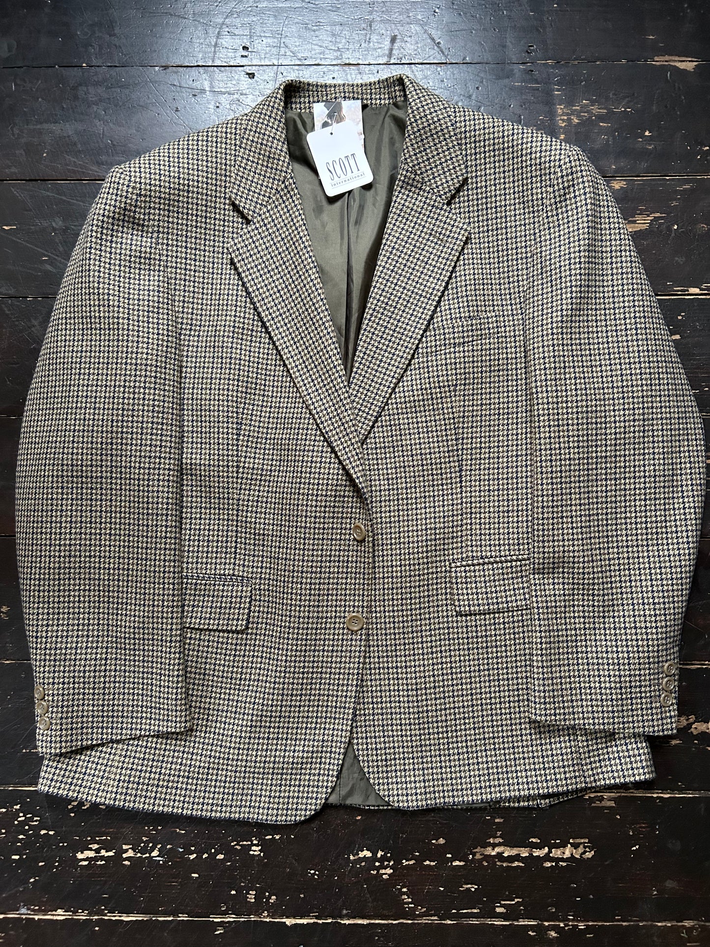 Men’s Dogtooth Vintage Blazer