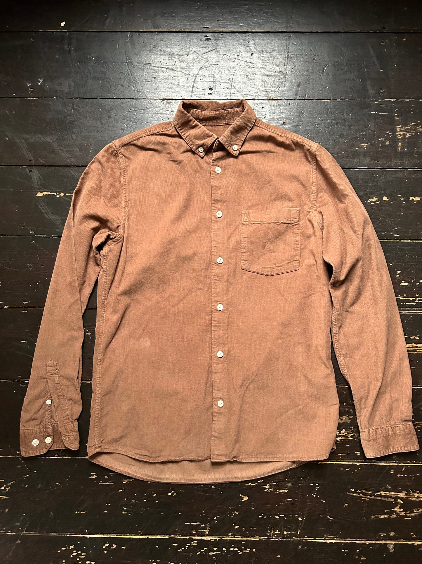 Tan Burton London Corduroy Shirt S