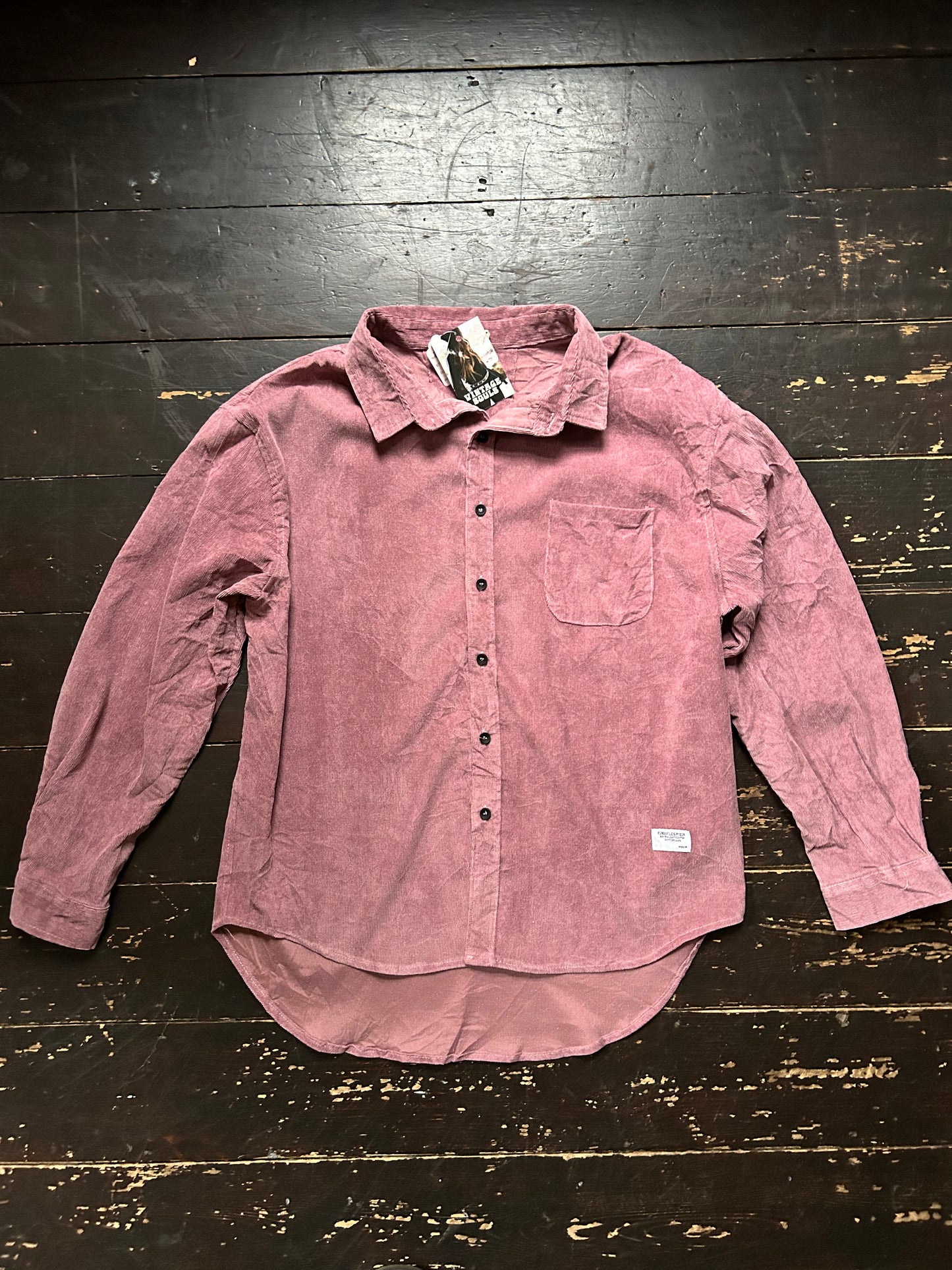 Mauve Corduroy Shirt XXL