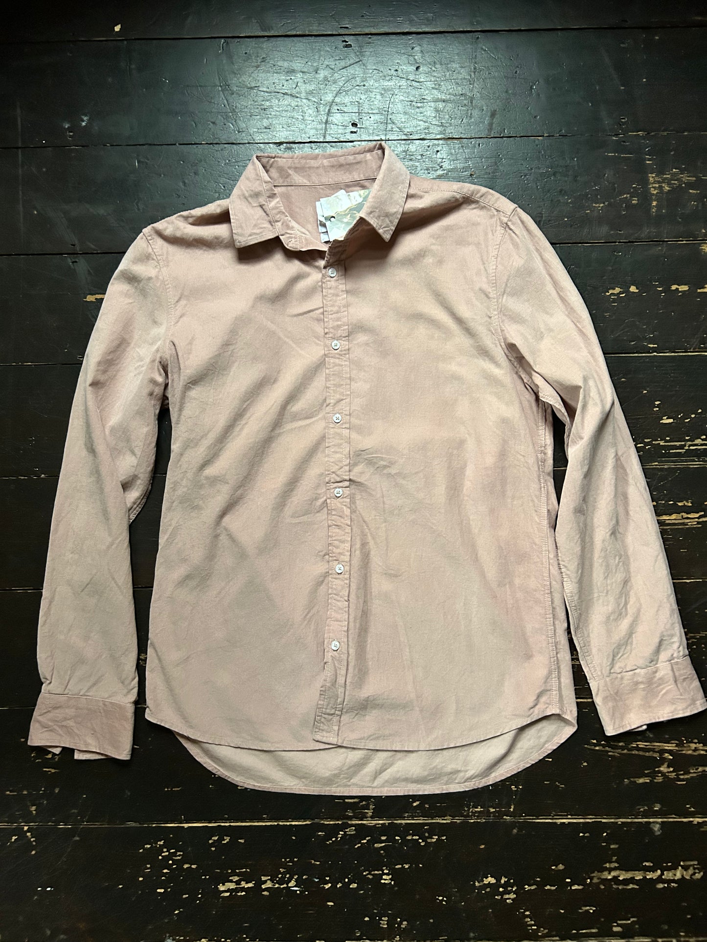 Dusky Pink Corduroy Shirt M