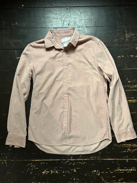 Dusky Pink Corduroy Shirt M