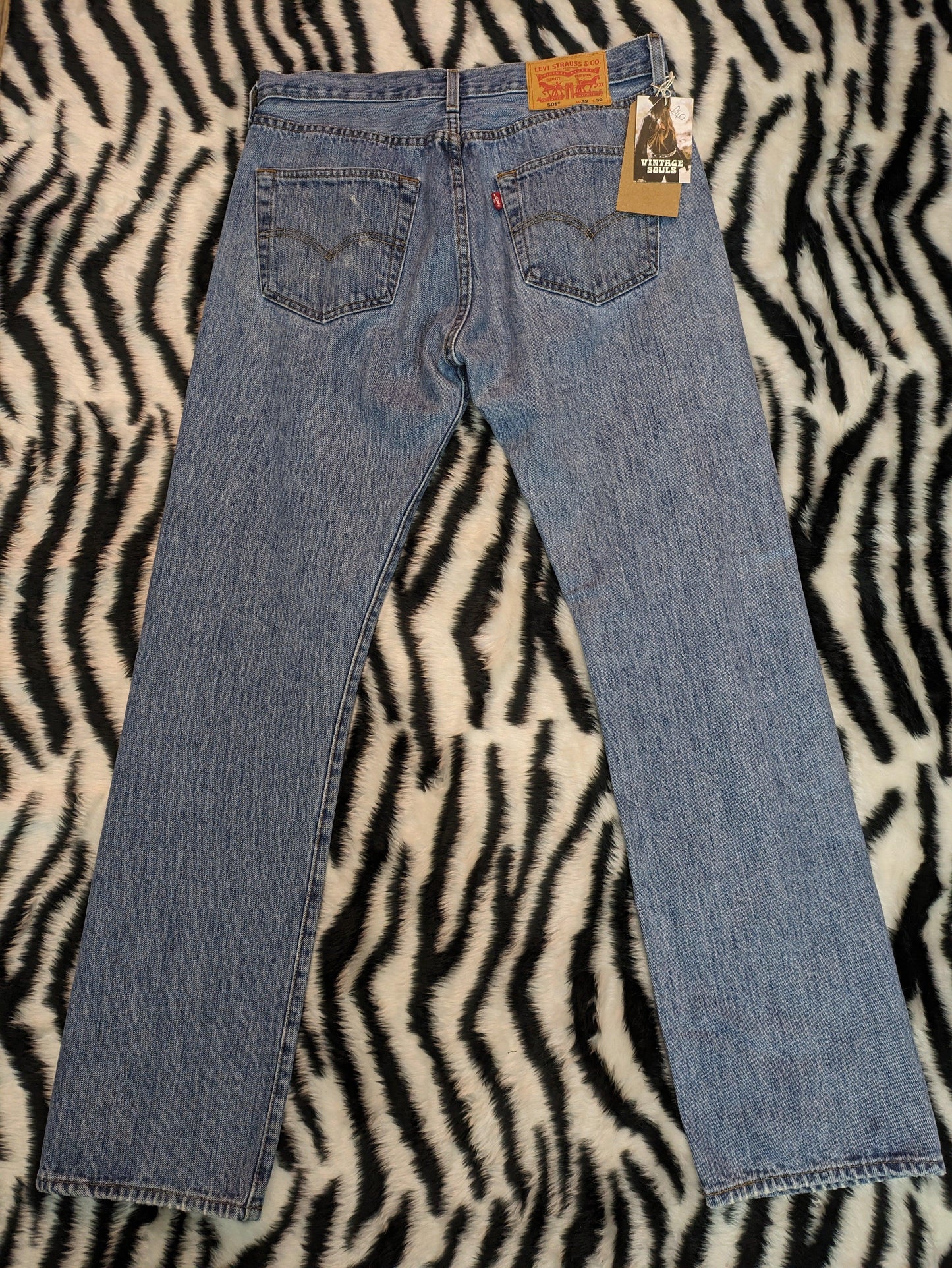 LEVI STRAUSS 501's JEANS W32/L32