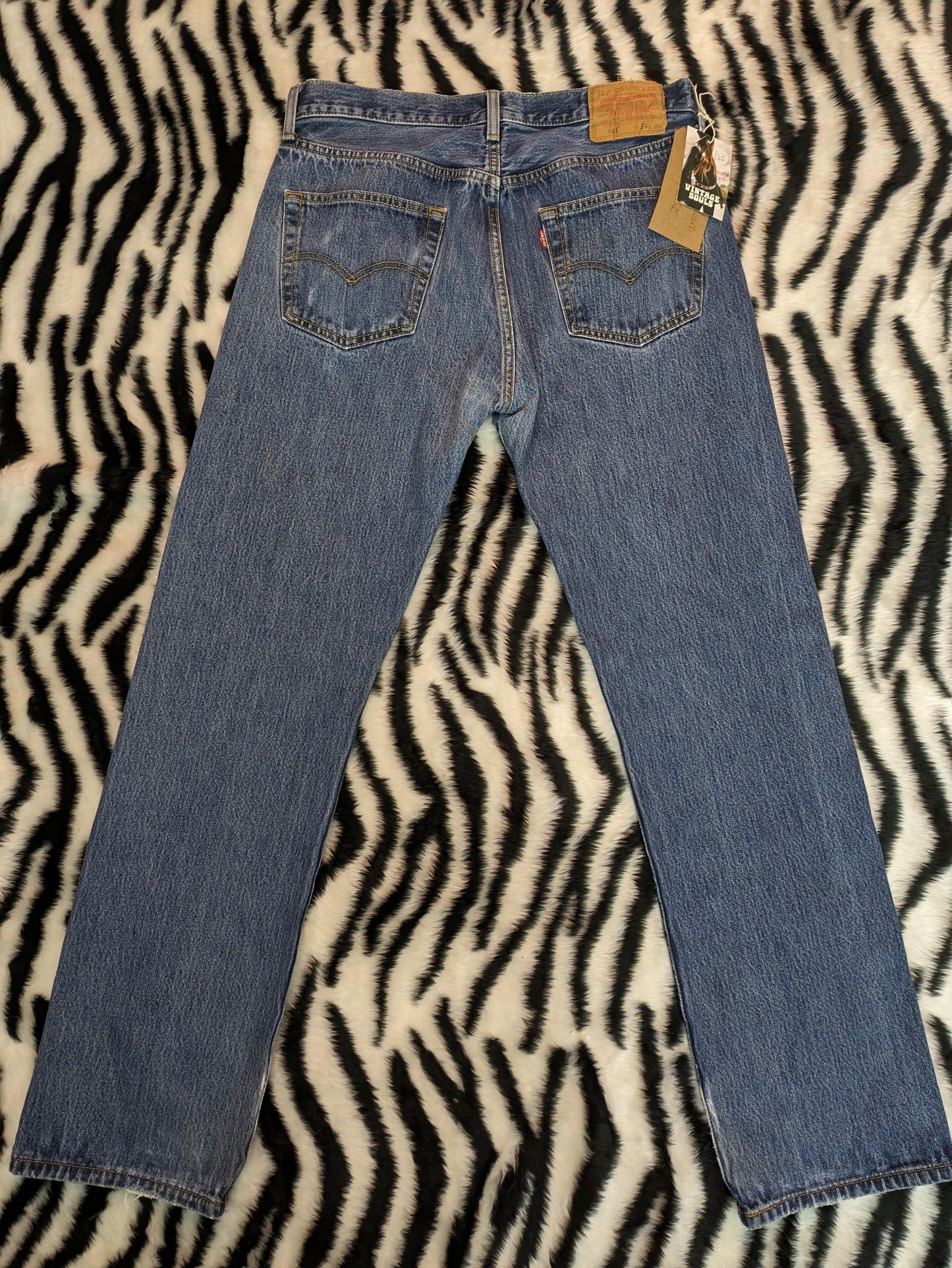 LEVI STRAUSS 501's JEANS W34/L34