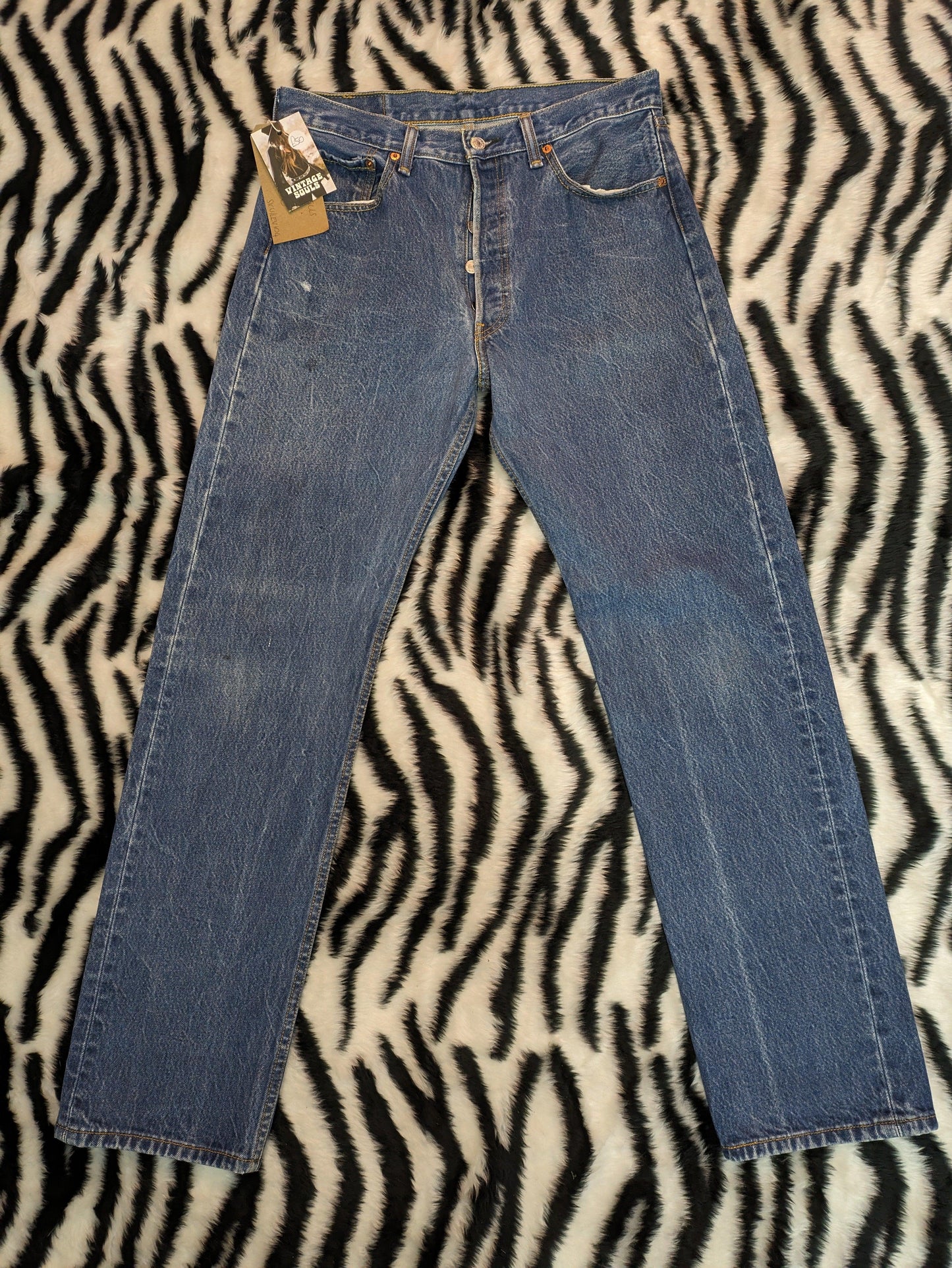 LEVI STRAUSS 501's JEANS W34/L36