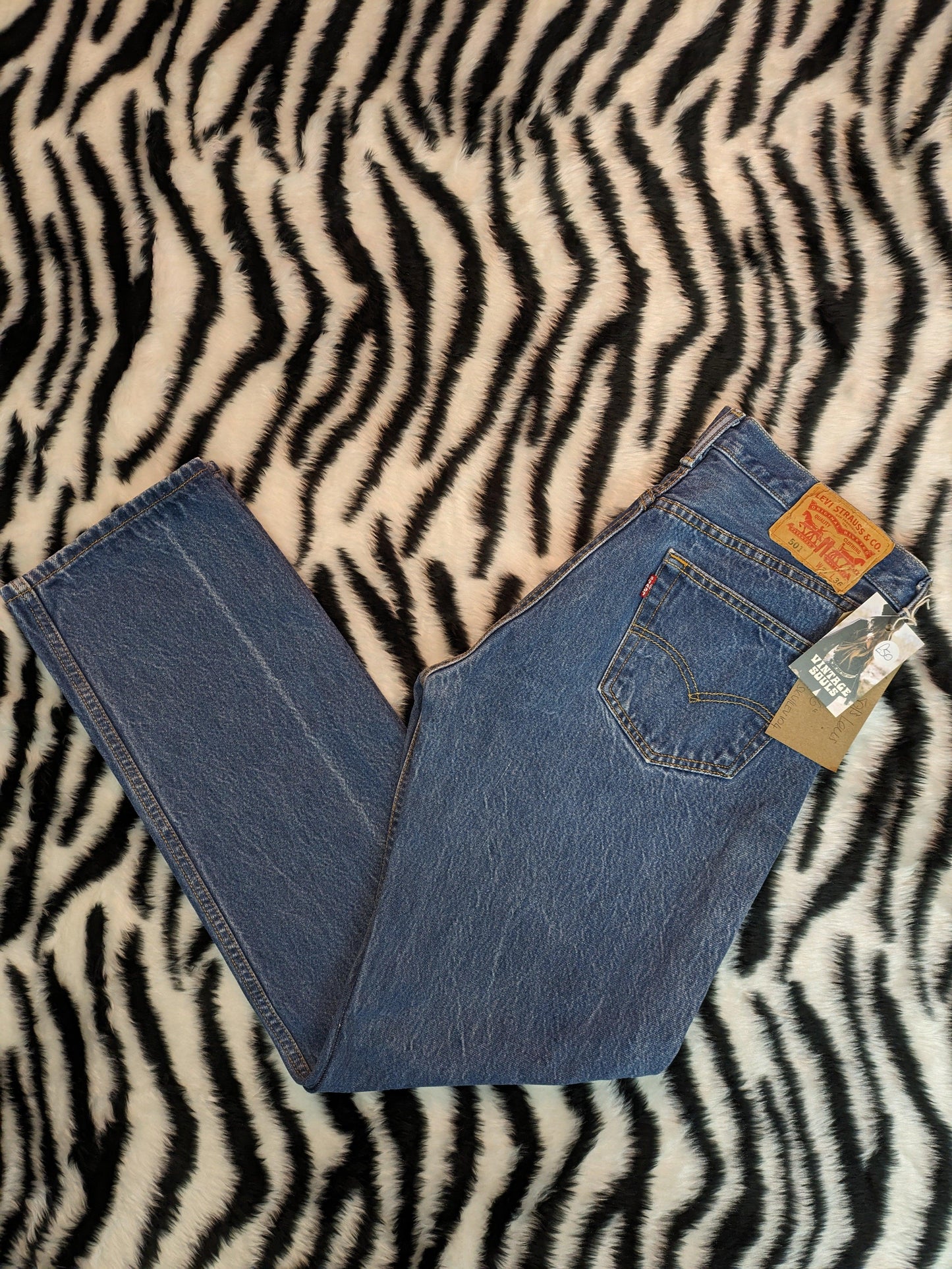 LEVI STRAUSS 501's JEANS W34/L36