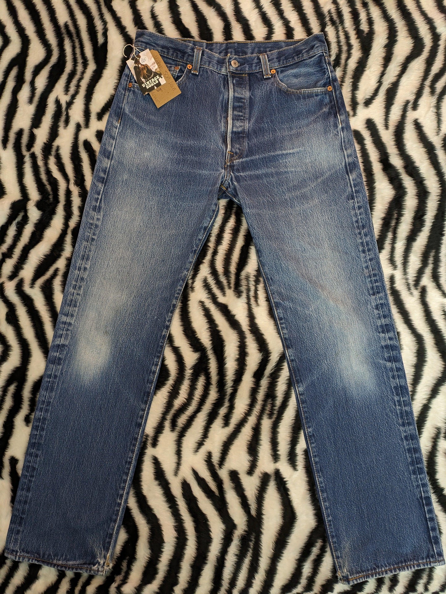 LEVI STRAUSS 501's JEANS W35/L33