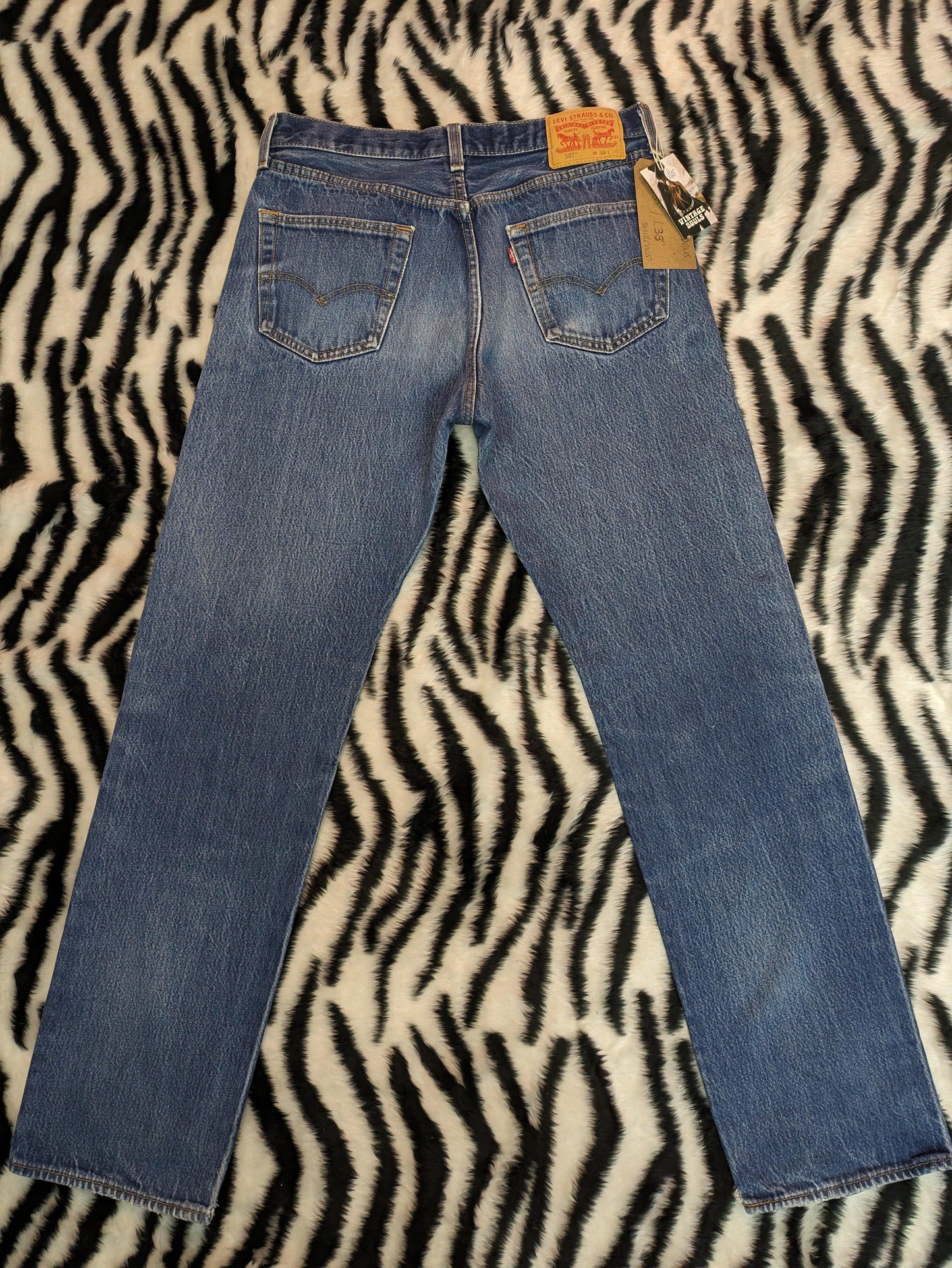 LEVI STRAUSS 501's JEANS W35/L33