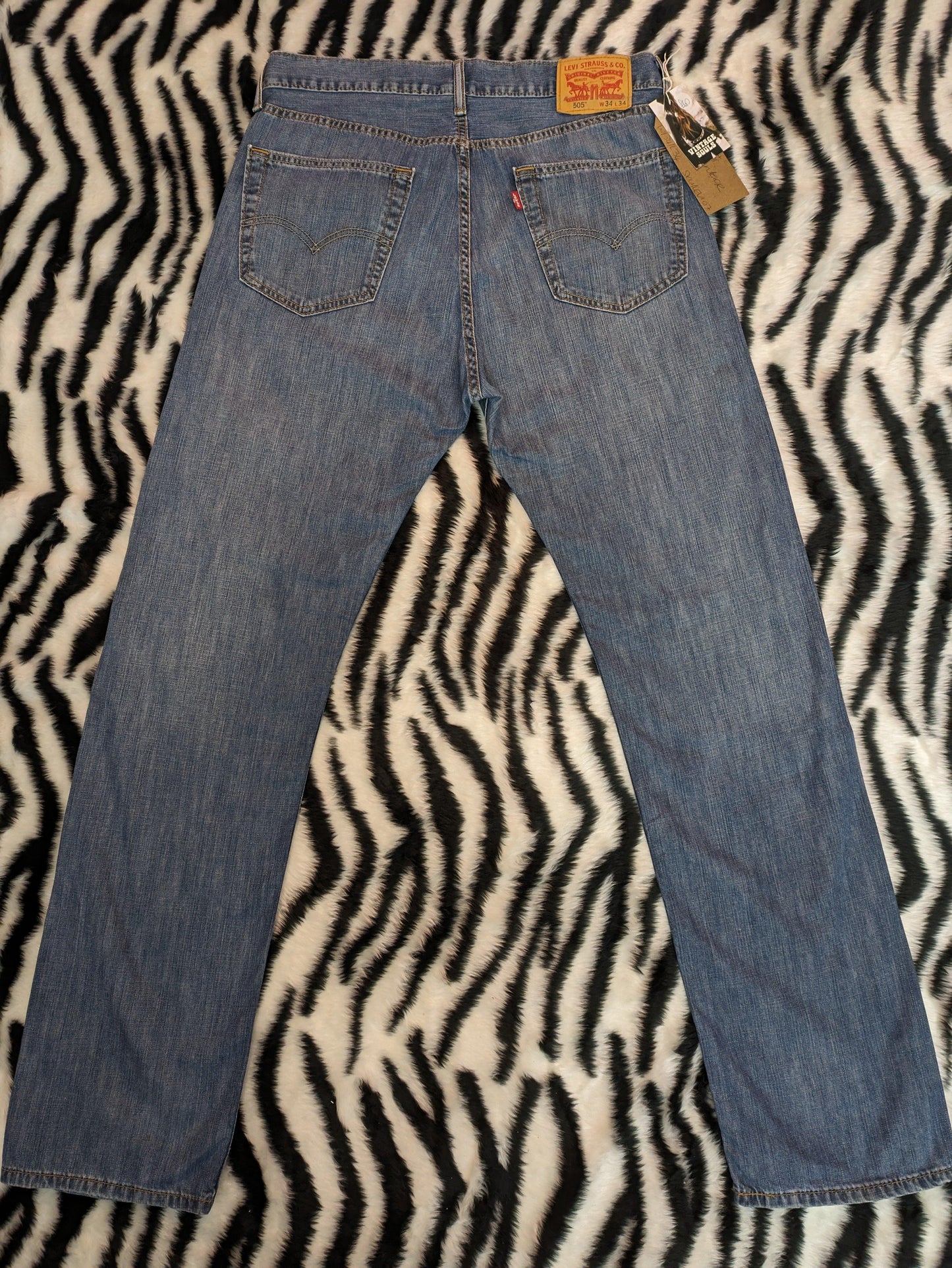 LEVI STRAUSS 505's JEANS W34/L34