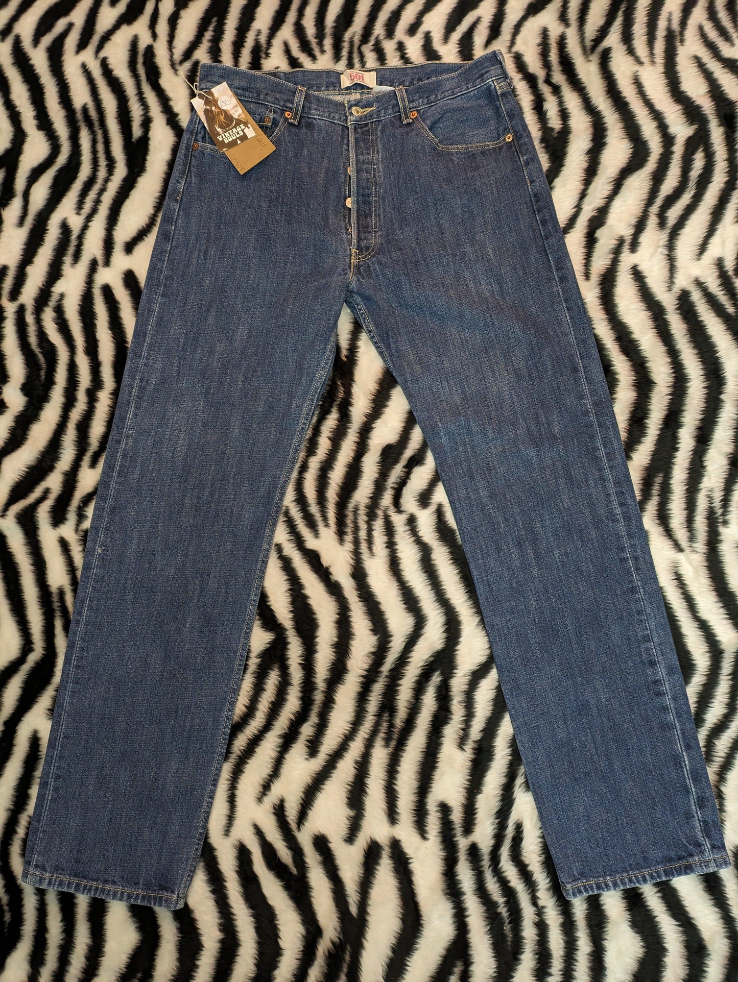 LEVI STRAUSS 501's JEANS W36/L36