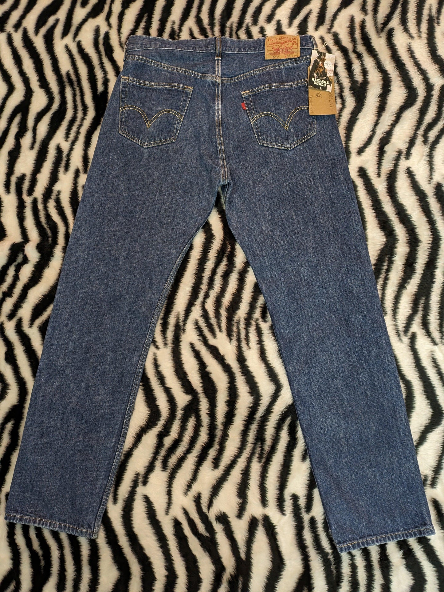 LEVI STRAUSS 501's JEANS W36/L36