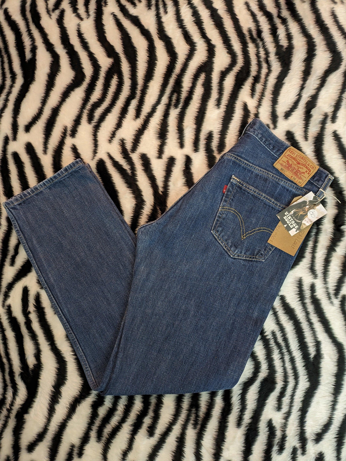 LEVI STRAUSS 501's JEANS W36/L36