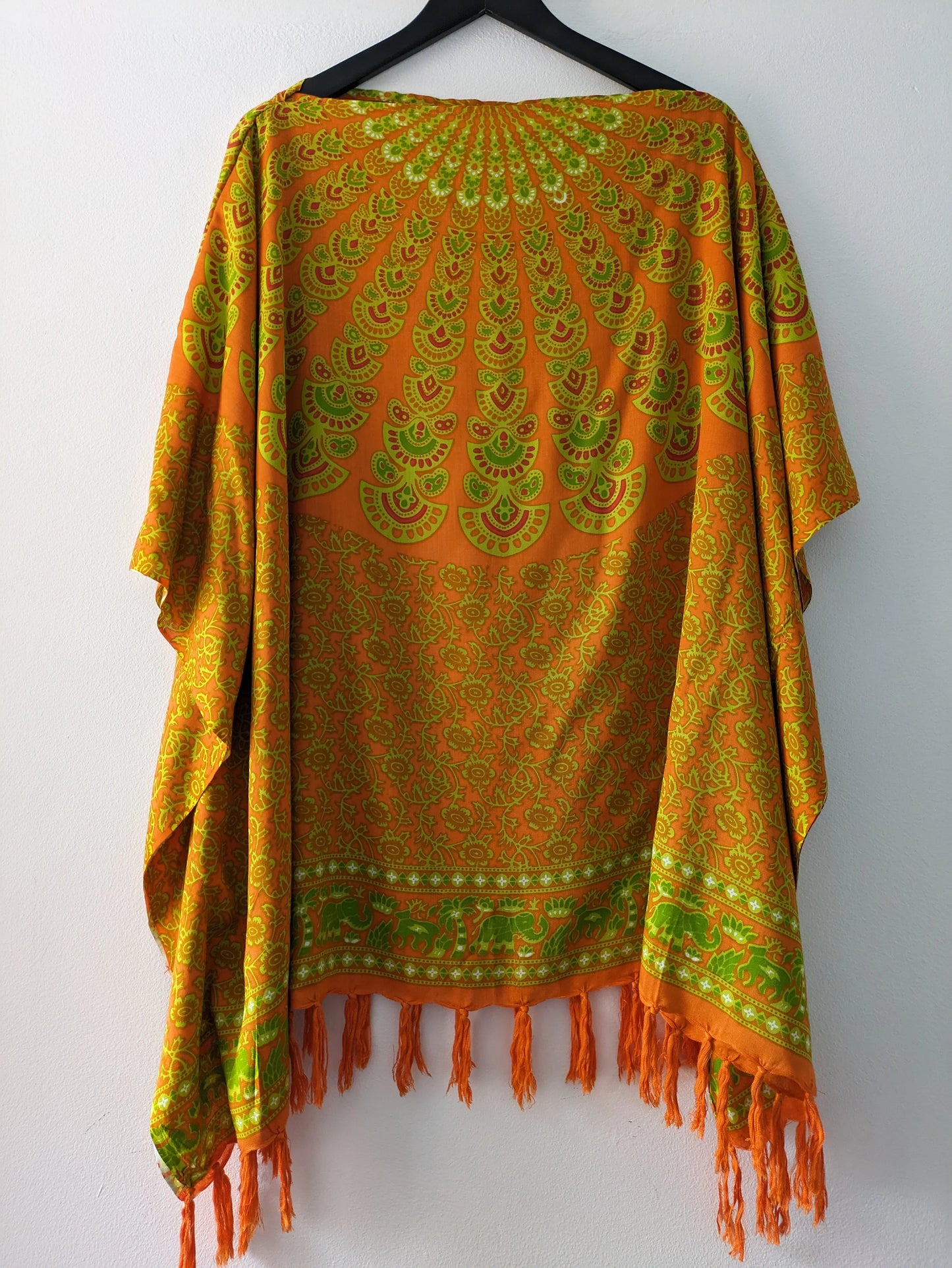 BALI LIME HAND PRINTED KAFTAN