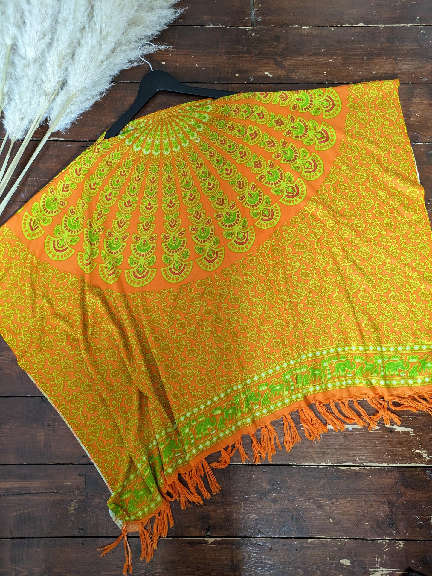 BALI LIME HAND PRINTED KAFTAN