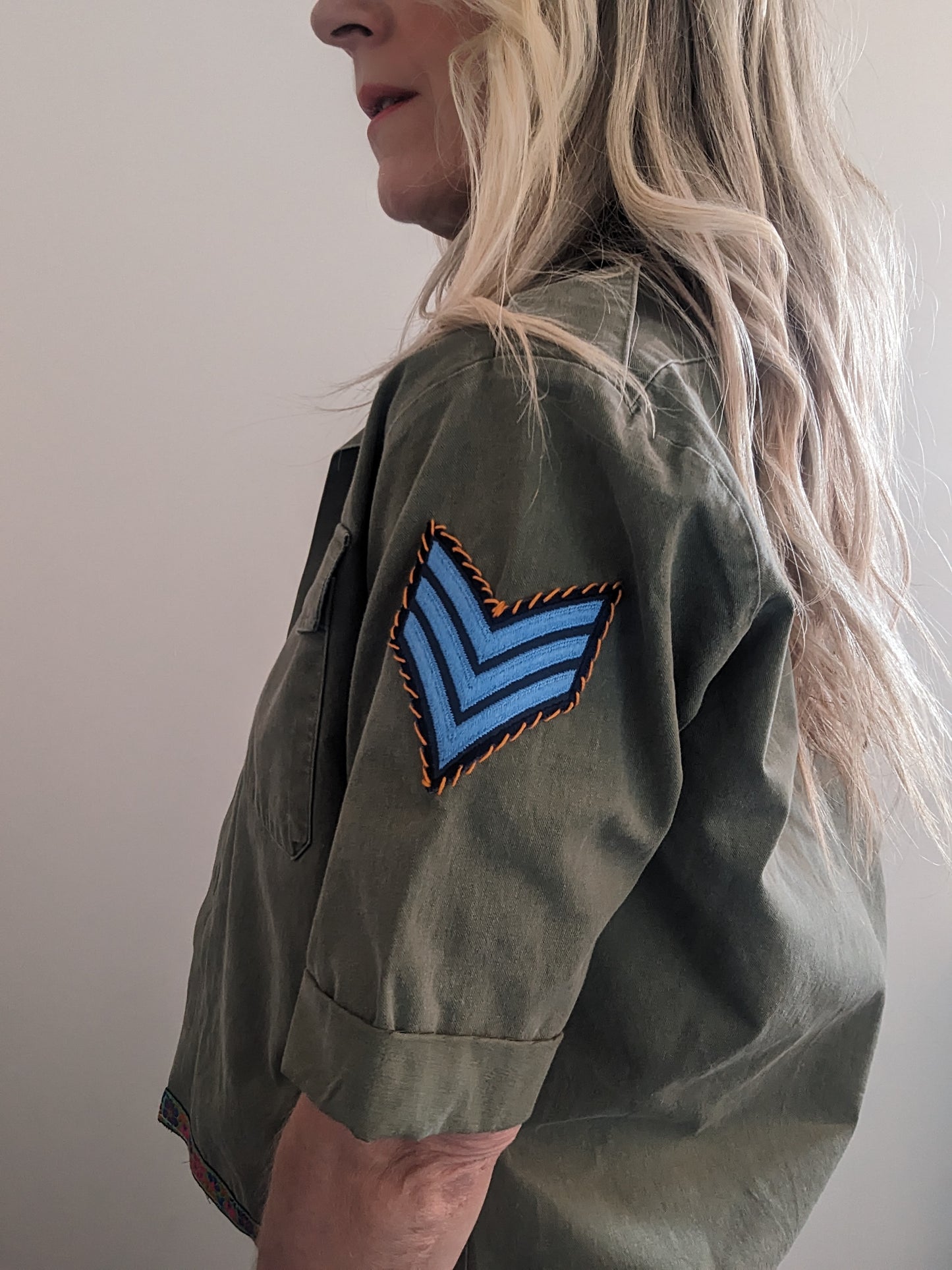 Denim Star Army Shirt M