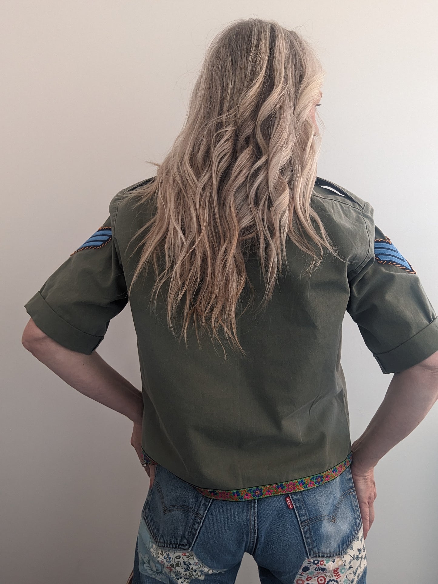 Denim Star Army Shirt M